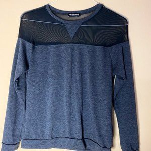 Fashion Nova, gray long sleeve top. Size S